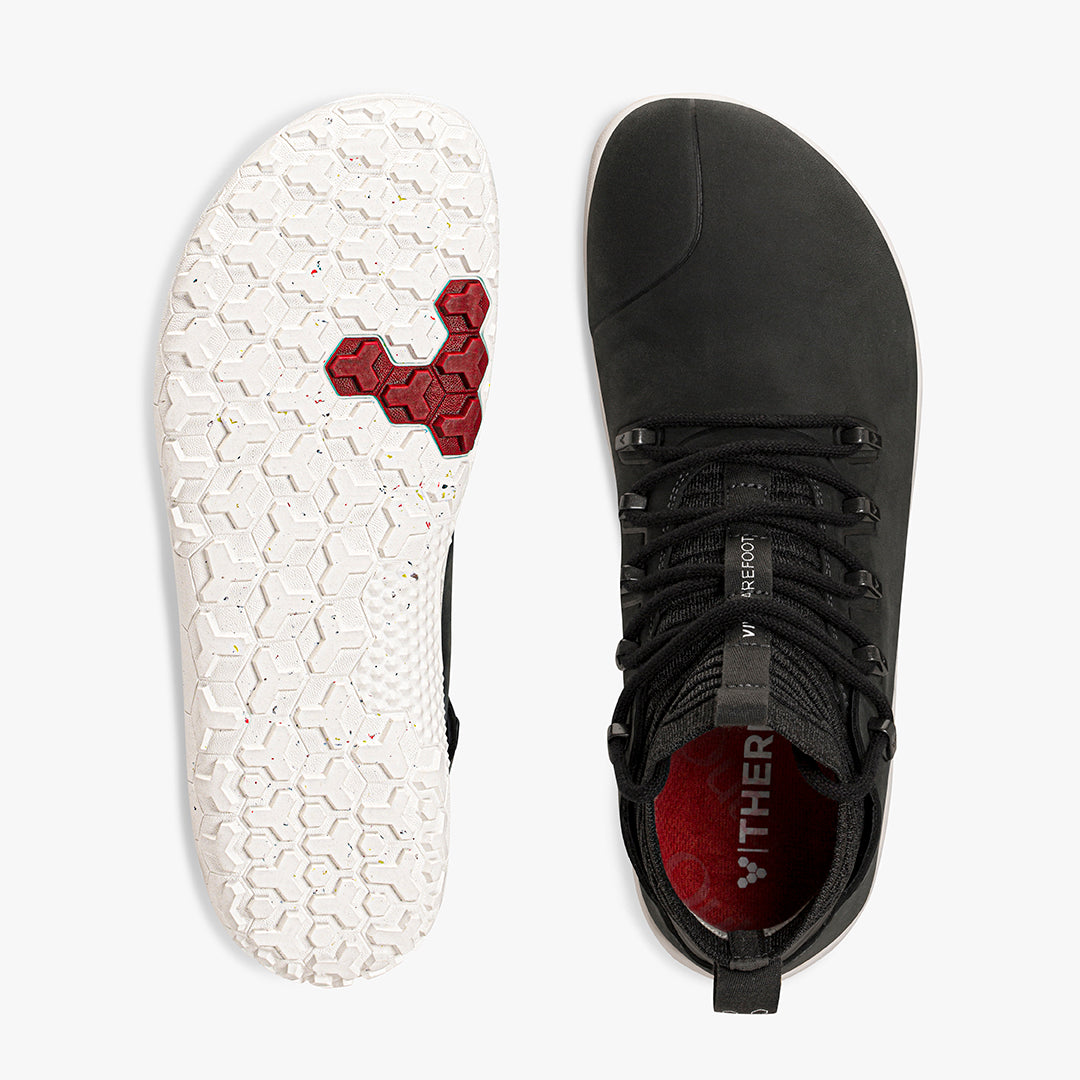 MAGNA LEATHER FG MENS OBSIDIAN - Vivobarefoot