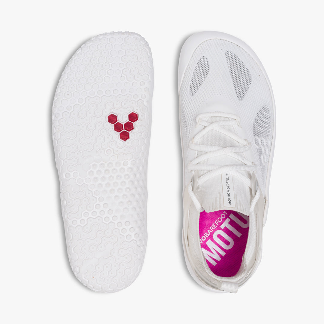 MOTUS STRENGTH WOMENS BRIGHT WHITE - Vivobarefoot