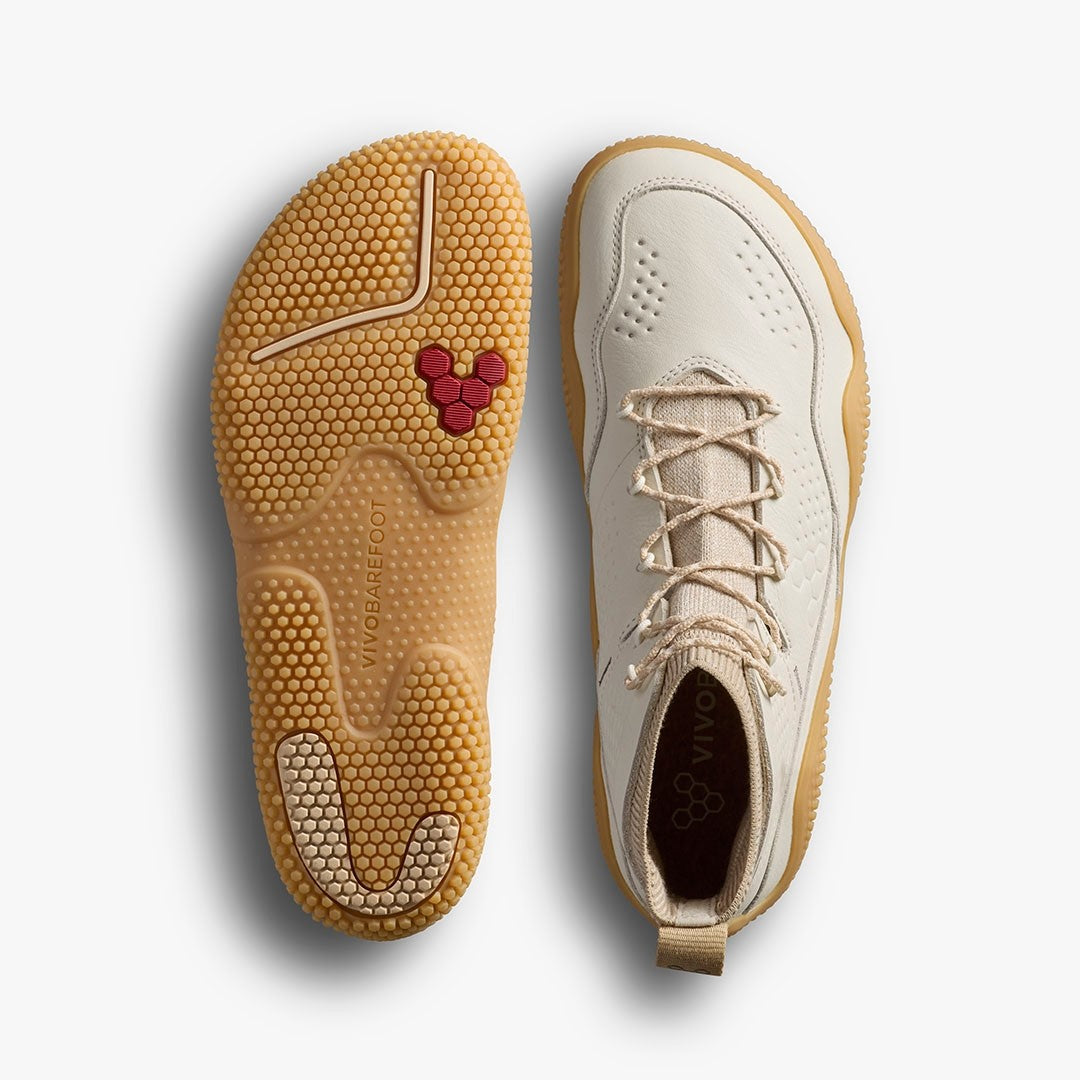 MOTUS STUDIO MID LTH MENS LIMESTONE - Vivobarefoot