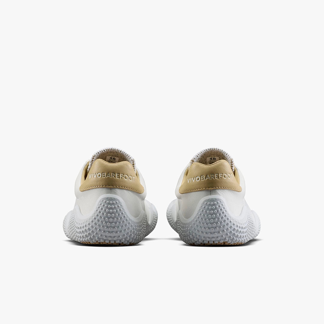 MOTUS STUDIO SNEAKER LEATHER WOMENS BRIGHT WHITE - Vivobarefoot