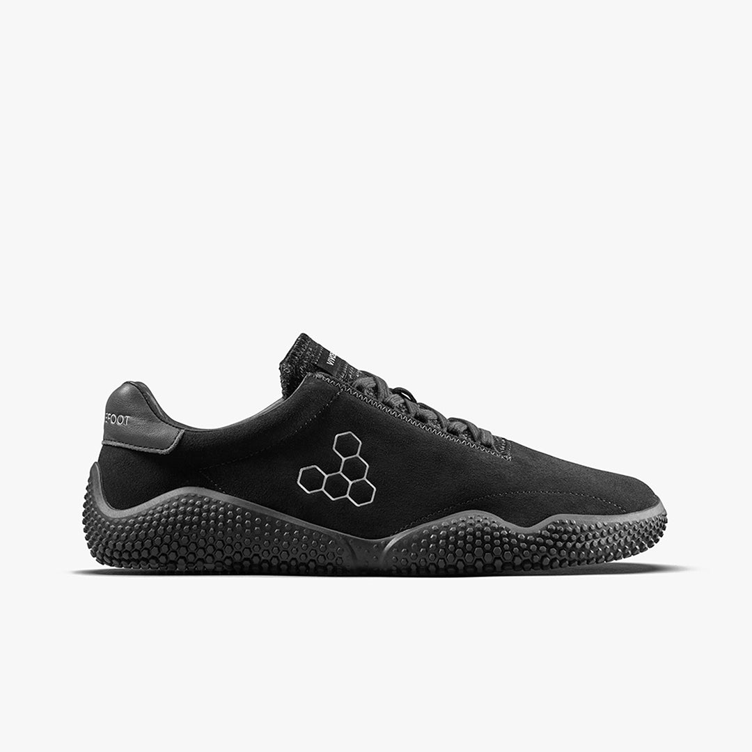 MOTUS STUDIO SNEAKER LTH MENS OBSIDIAN - Vivobarefoot