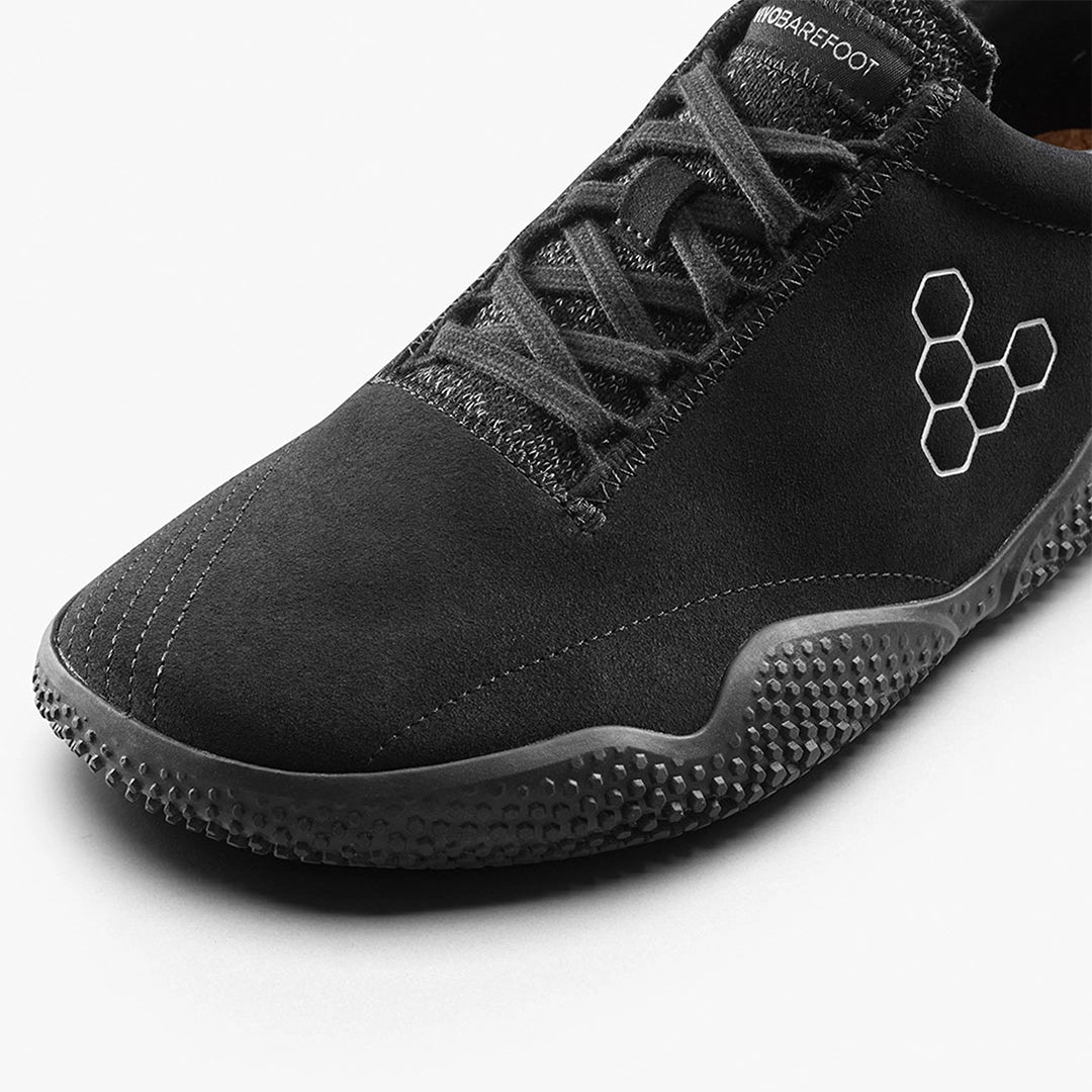 MOTUS STUDIO SNEAKER LTH MENS OBSIDIAN - Vivobarefoot