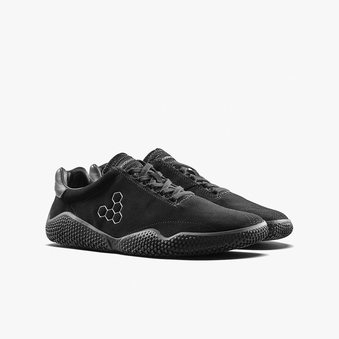 MOTUS STUDIO SNEAKER LTH MENS OBSIDIAN - Vivobarefoot