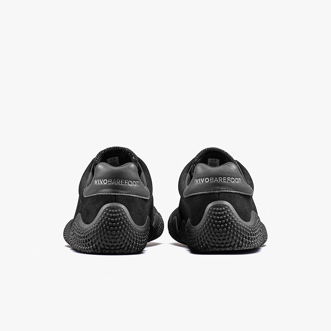 MOTUS STUDIO SNEAKER LTH MENS OBSIDIAN - Vivobarefoot
