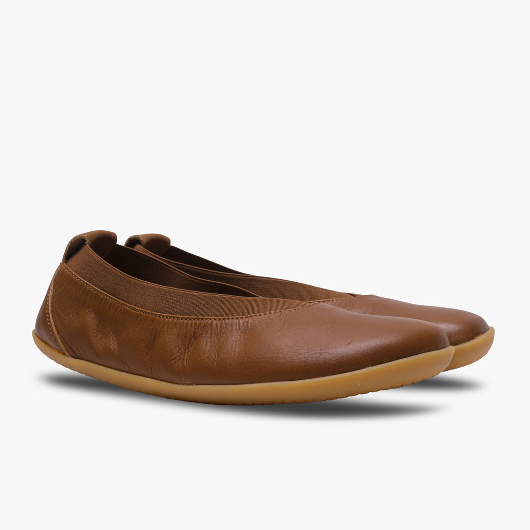 OPANKA BALLERINA WOMENS FOOTWEAR TAN - Vivobarefoot
