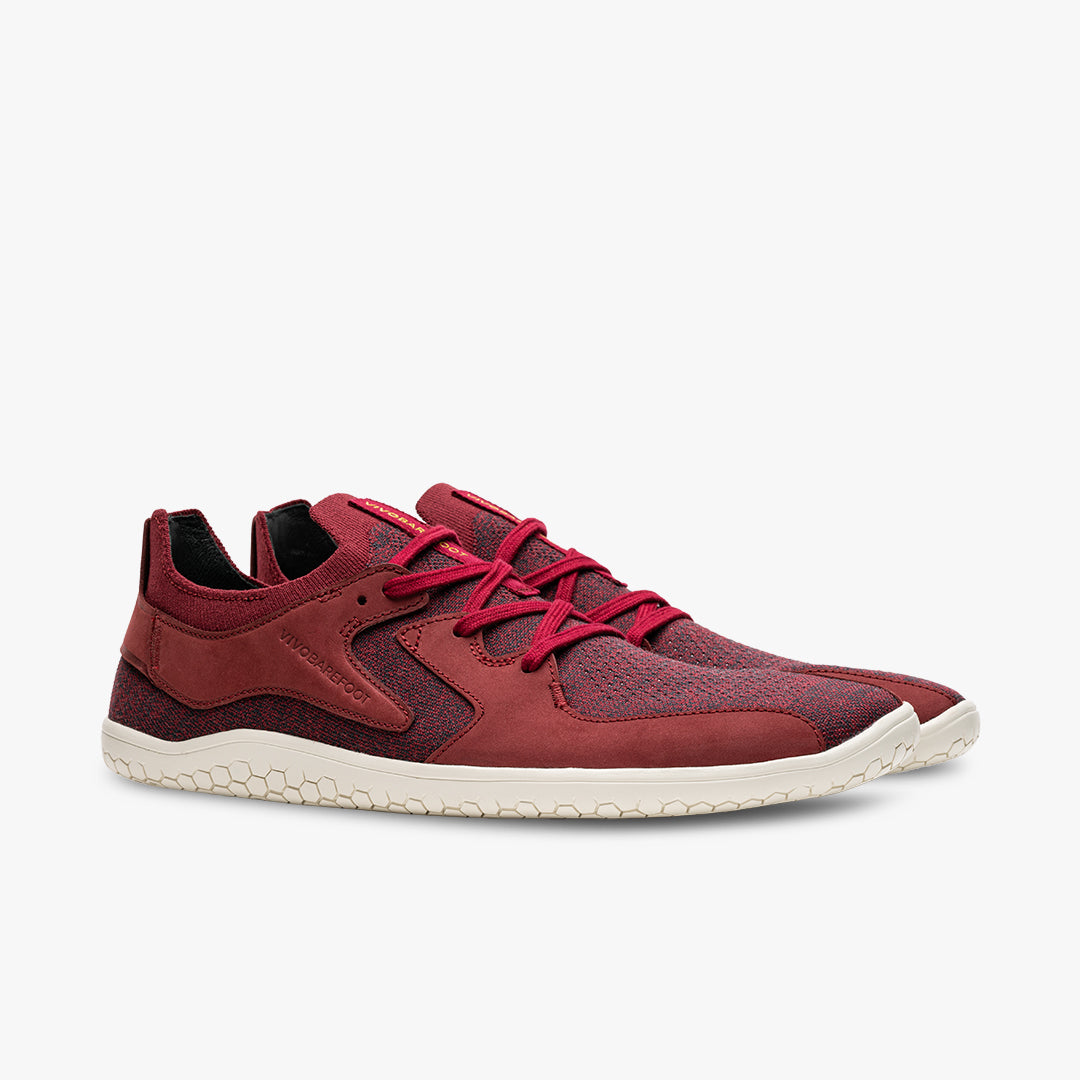 PRIMUS ASANA II MENS BURGUNDY - Vivobarefoot