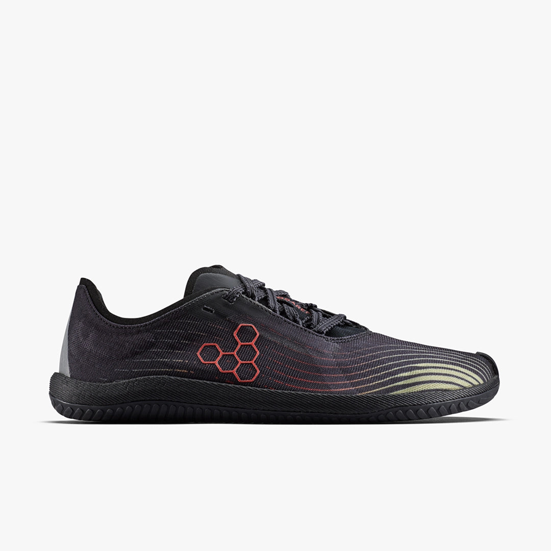 PRIMUS FLOW MENS OBSIDIAN/CHERRY TOMATO - Vivobarefoot