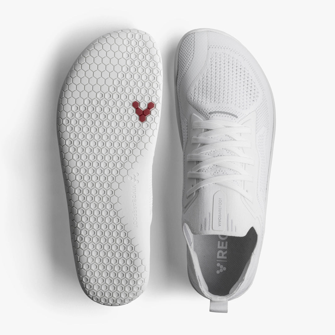 PRIMUS LITE KNIT WOMENS BRIGHT-WHITE - Vivobarefoot