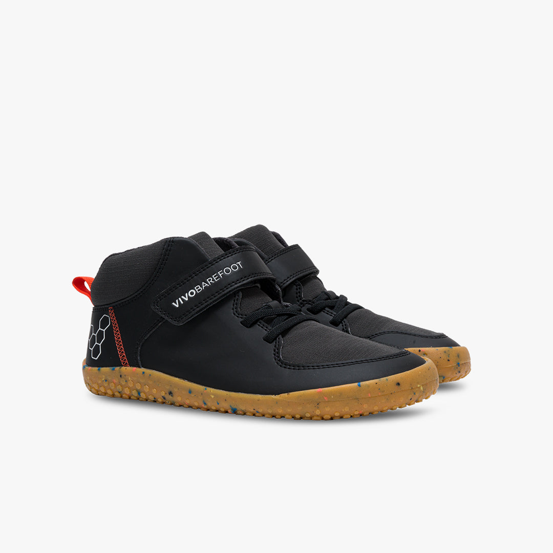 PRIMUS LUDO HI JUNIOR OBSIDIAN - Vivobarefoot