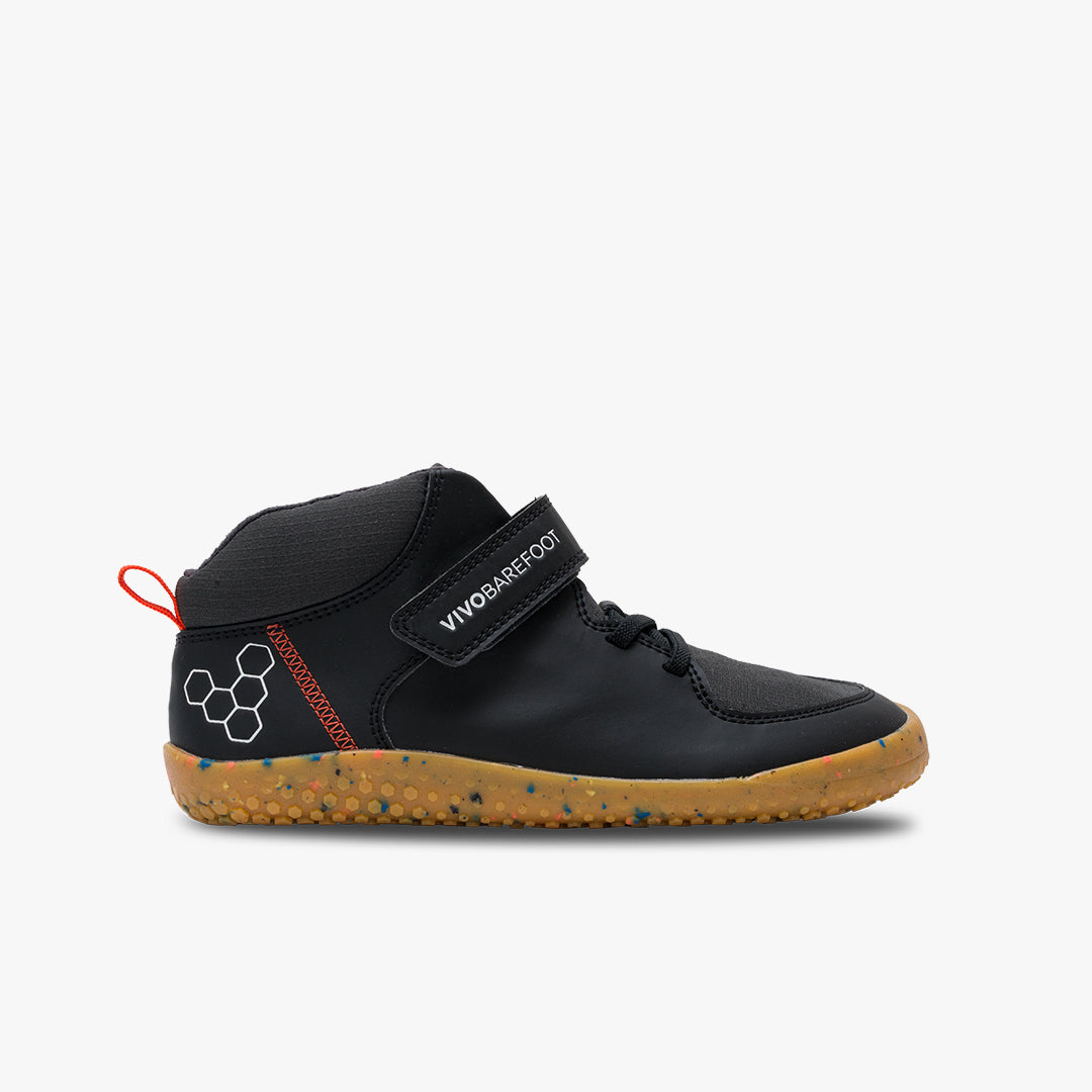 PRIMUS LUDO HI JUNIOR OBSIDIAN - Vivobarefoot