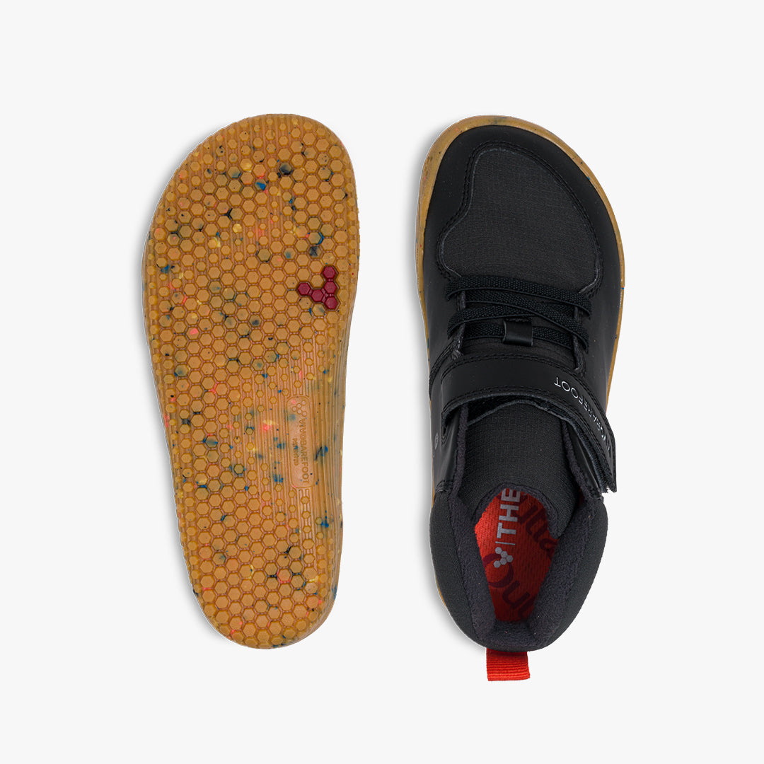 PRIMUS LUDO HI JUNIOR OBSIDIAN - Vivobarefoot