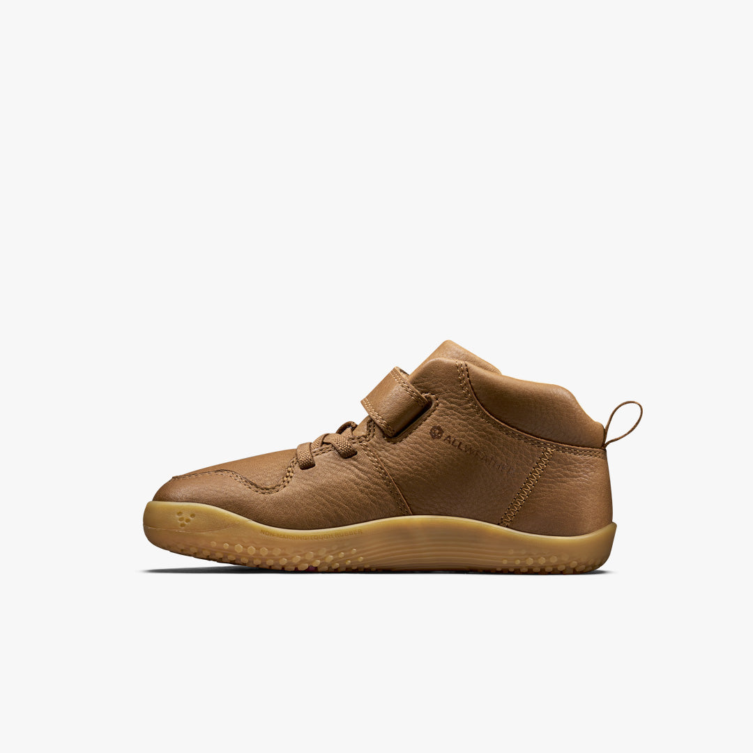 PRIMUS LUDO HI WINTERISED PRESCHOOL SHOES ACORN - Vivobarefoot
