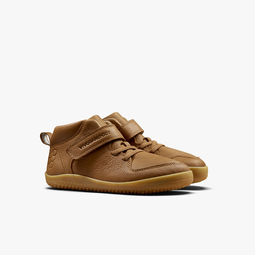 PRIMUS LUDO HI WINTERISED PRESCHOOL SHOES ACORN - Vivobarefoot