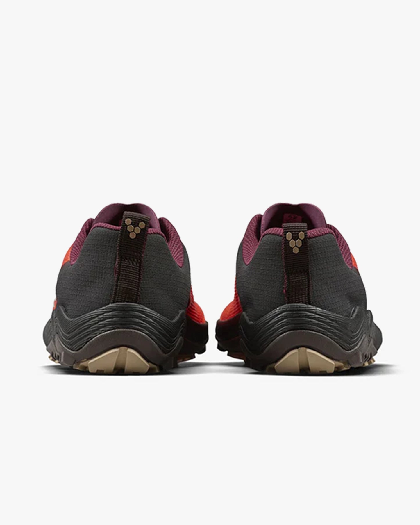 PRIMUS TRAIL KNIT FG MENS OBSIDIAN/CHERRY TOMATO - Vivobarefoot