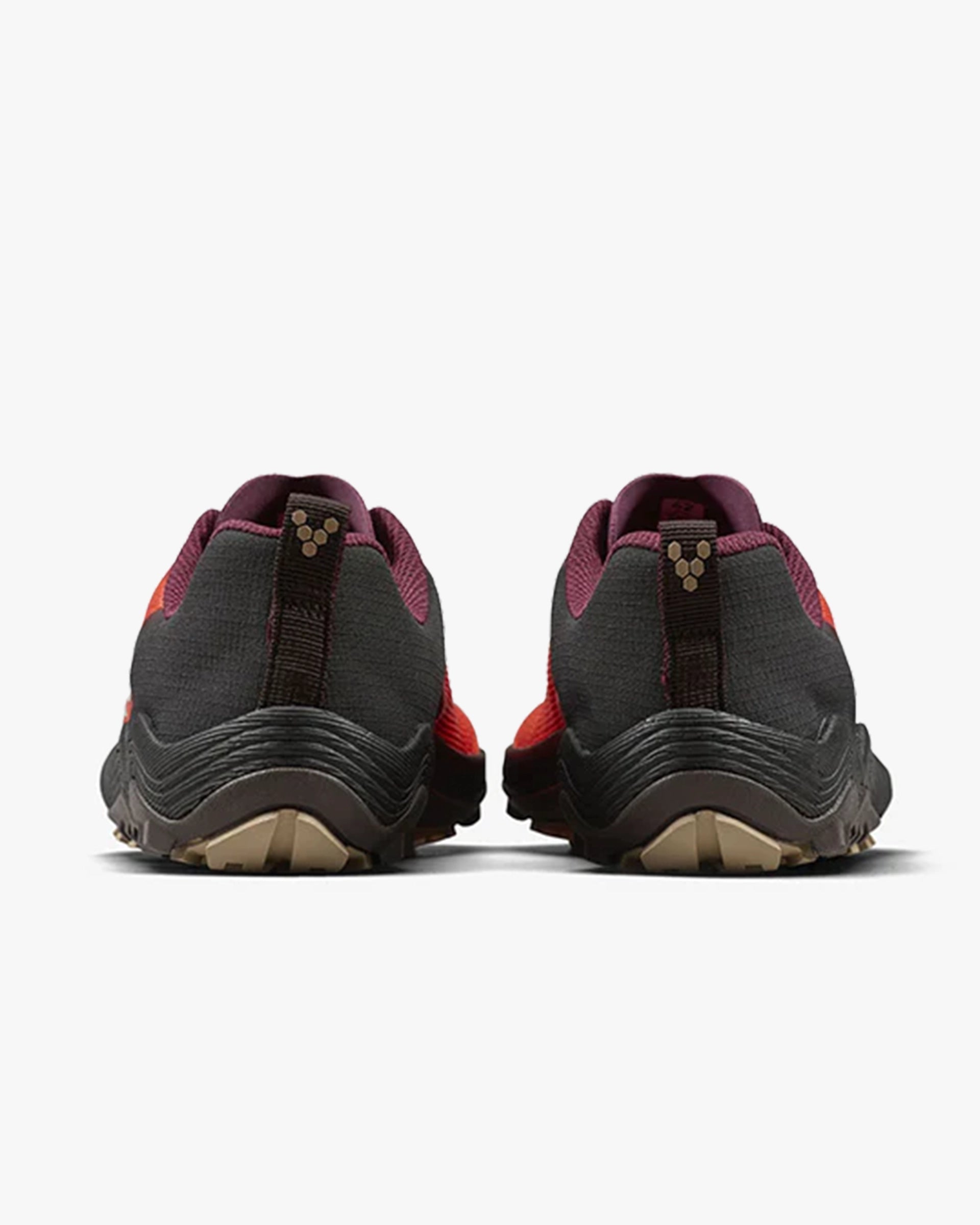 PRIMUS TRAIL KNIT FG MENS OBSIDIAN/CHERRY TOMATO - Vivobarefoot