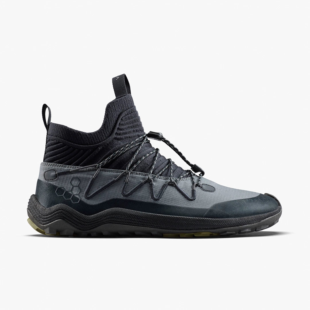 PRIMUS TRAIL FLOW MID MENS DARK SHADOW - Vivobarefoot