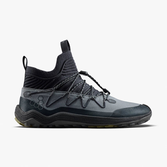 PRIMUS TRAIL FLOW MID MENS DARK SHADOW - Vivobarefoot