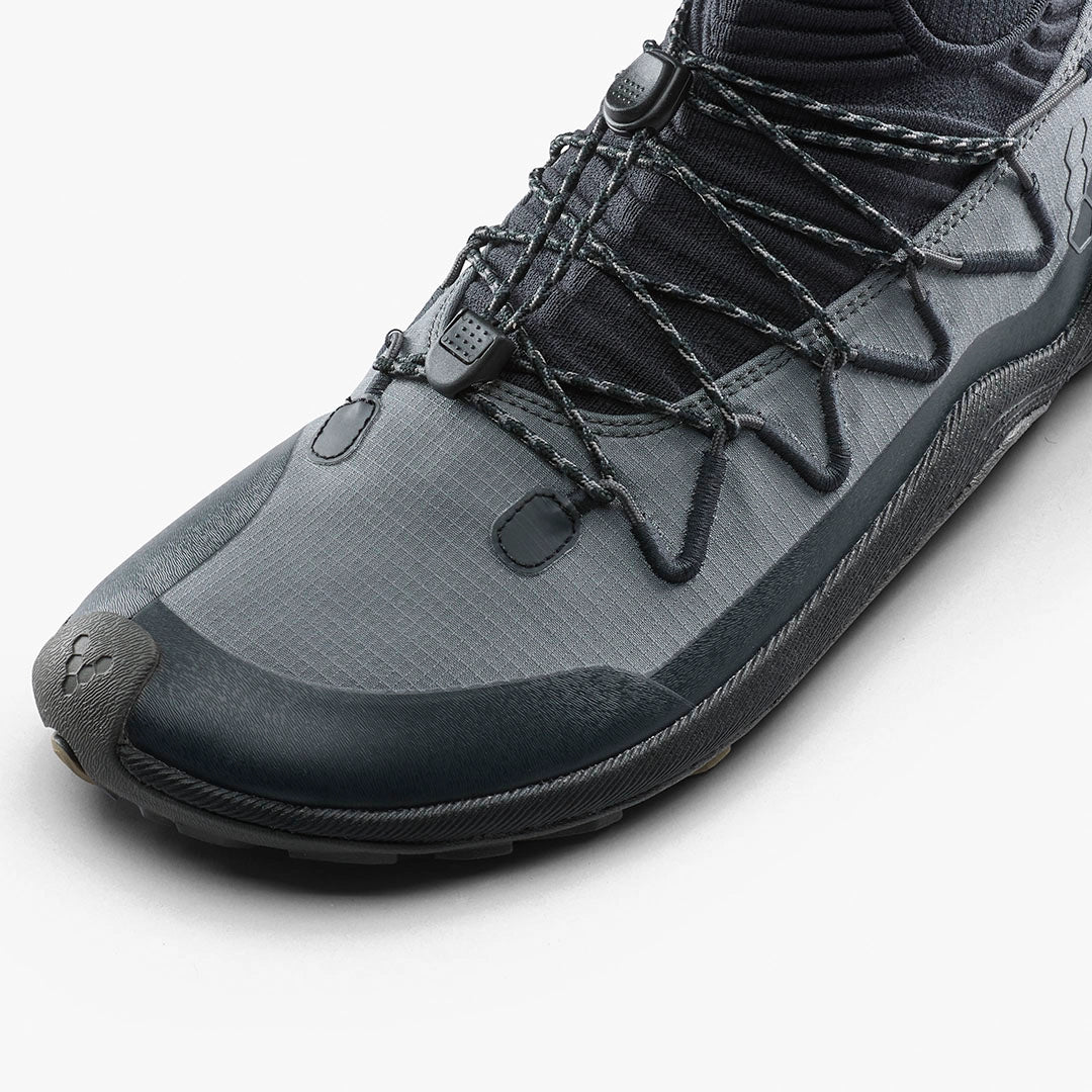PRIMUS TRAIL FLOW MID MENS DARK SHADOW - Vivobarefoot