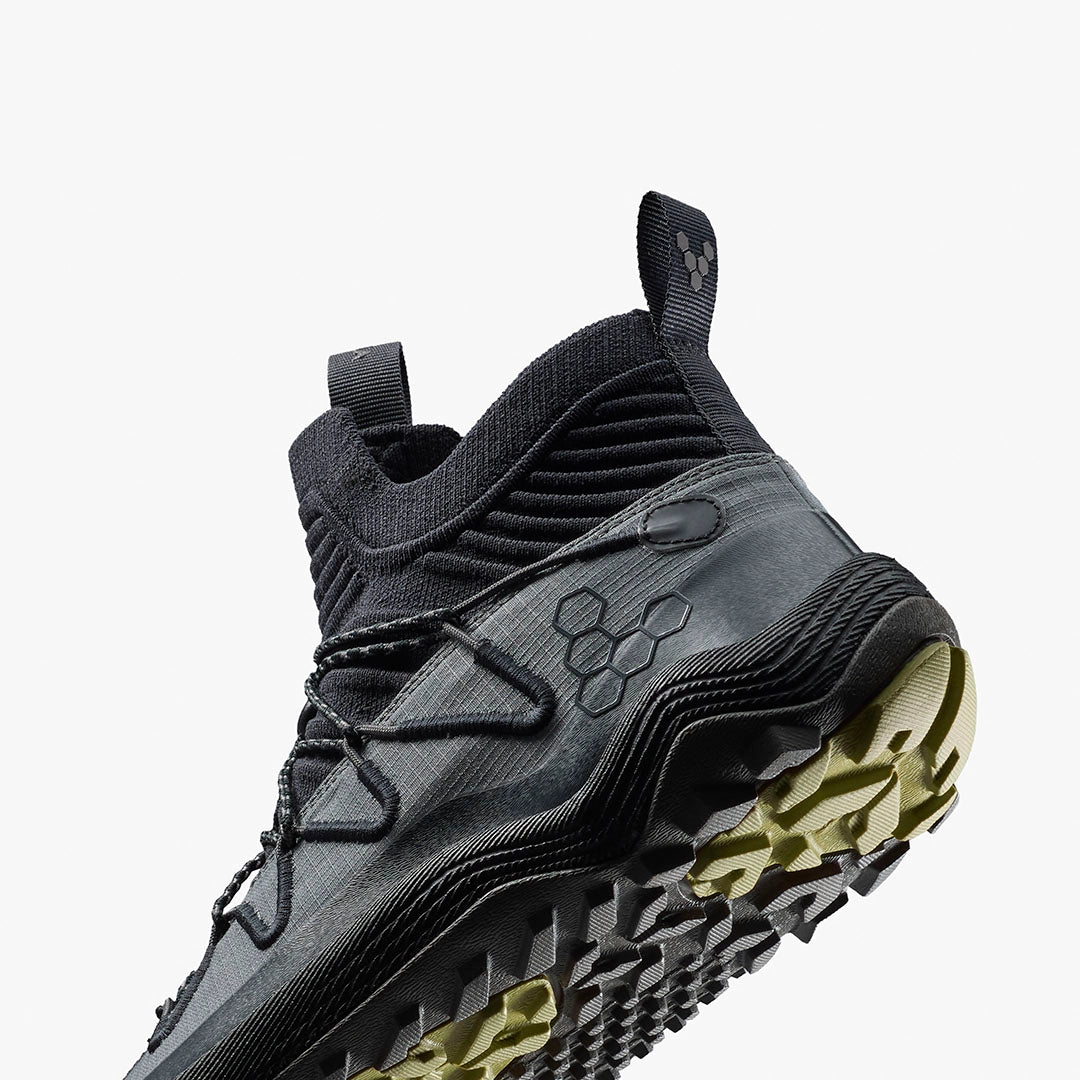 PRIMUS TRAIL FLOW MID MENS DARK SHADOW - Vivobarefoot