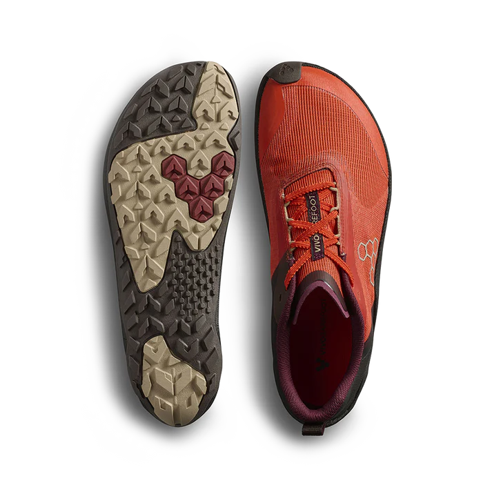 PRIMUS TRAIL FLOW WOMENS CHERRY
TOMATO - Vivobarefoot