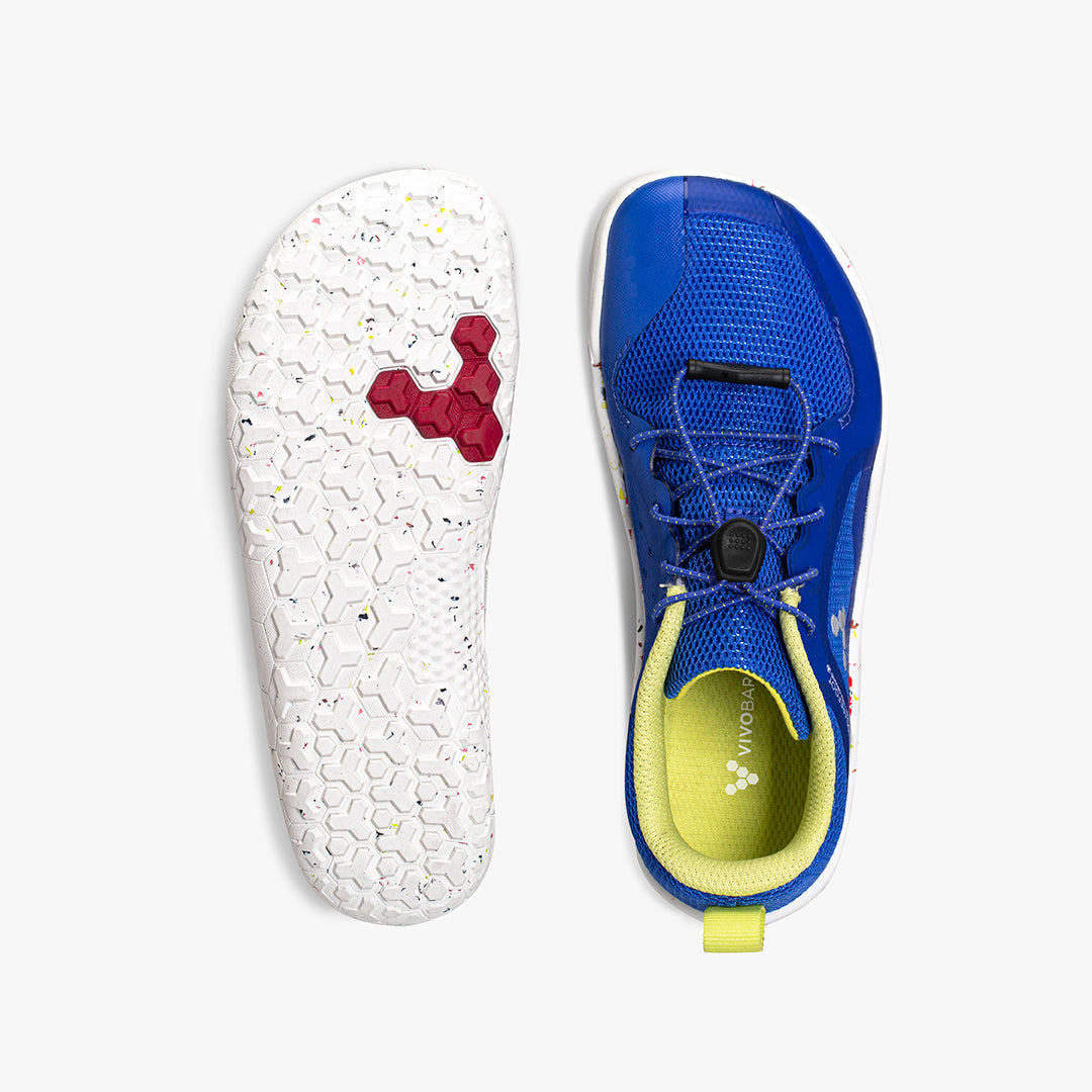 PRIMUS TRAIL II FG AMPARO KIDS BLUE - Vivobarefoot