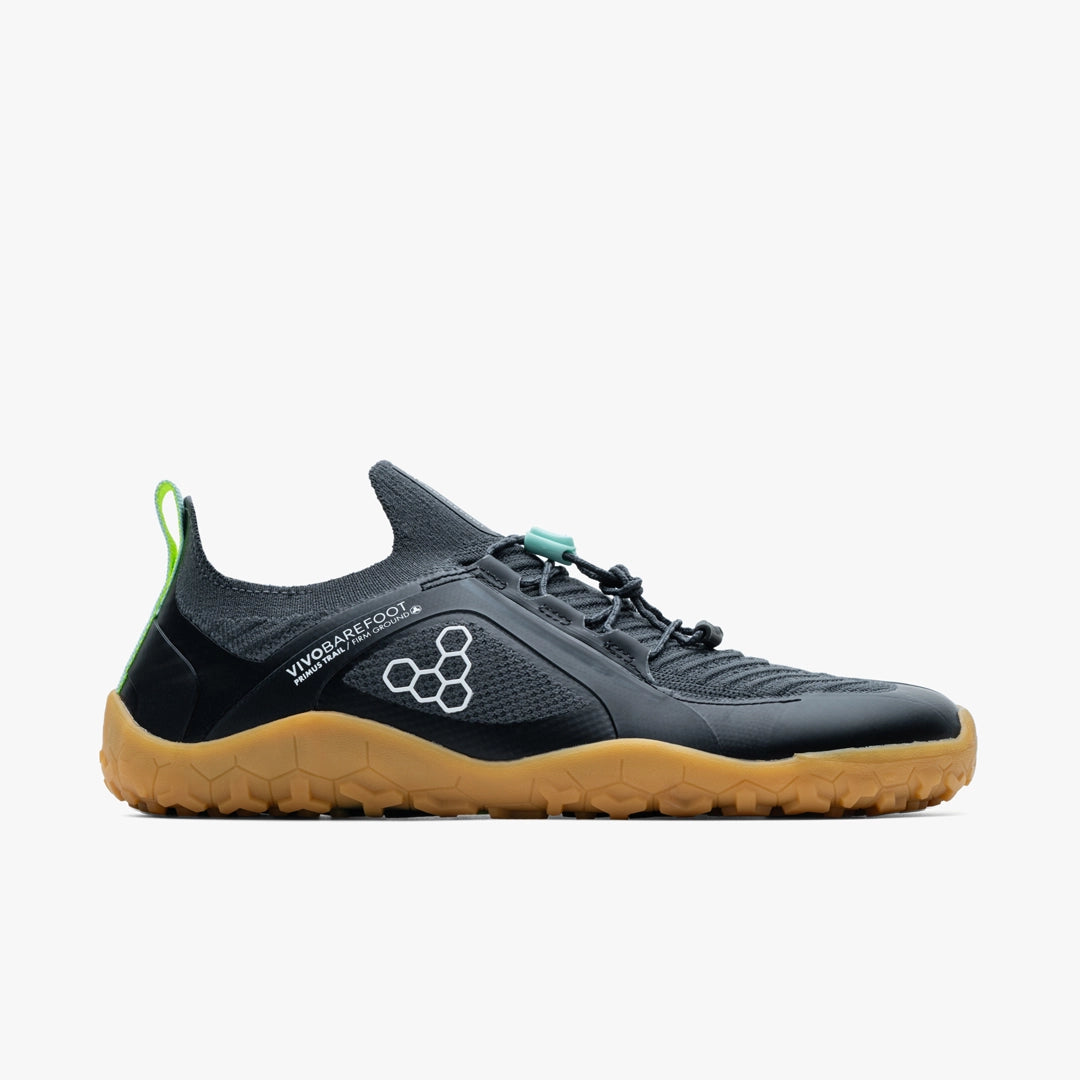 PRIMUS TRAIL KNIT FG MENS GRAPHITE-GUM - Vivobarefoot