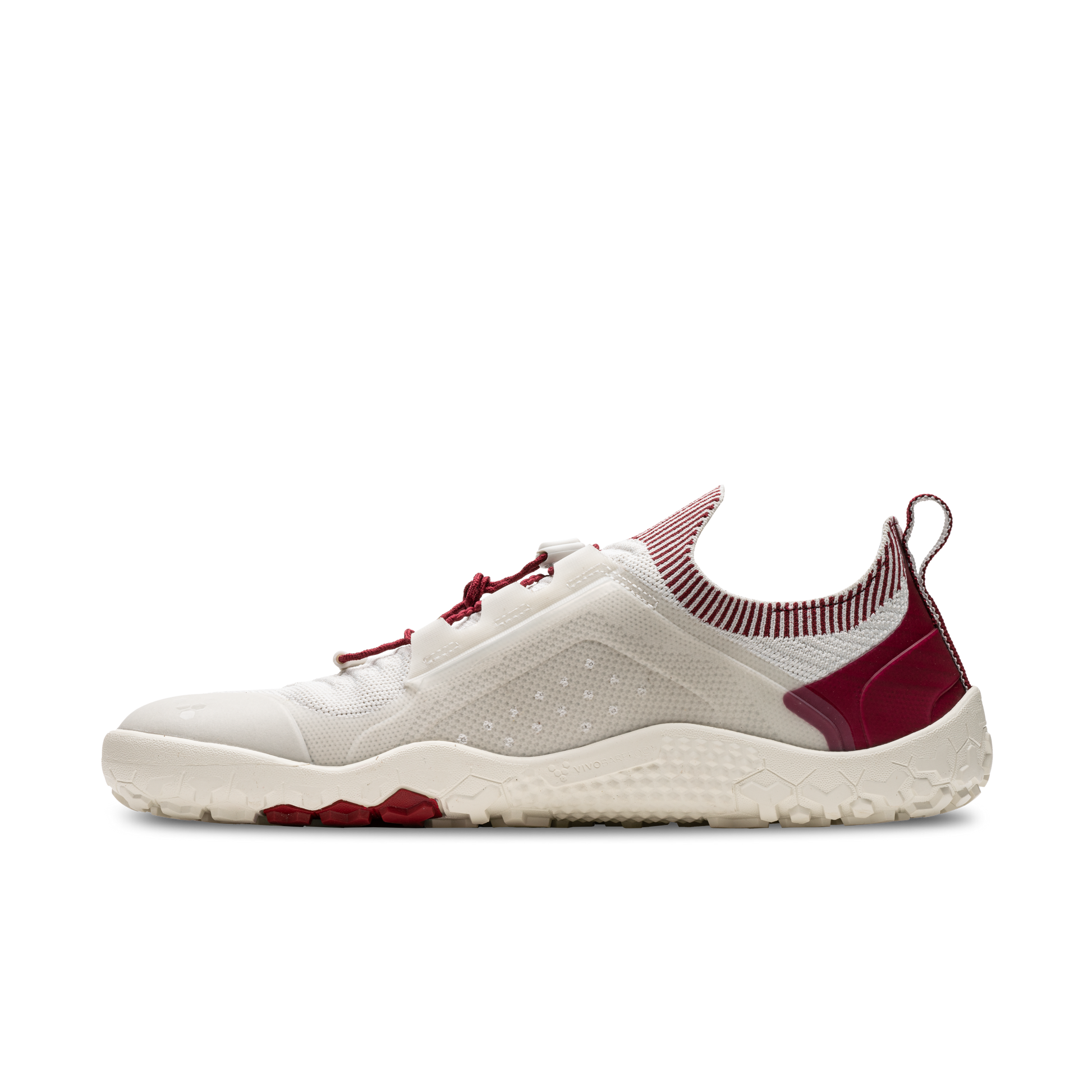 PRIMUS TRAIL KNIT FG MENS LIMESTONE RED RUMBA - Vivobarefoot