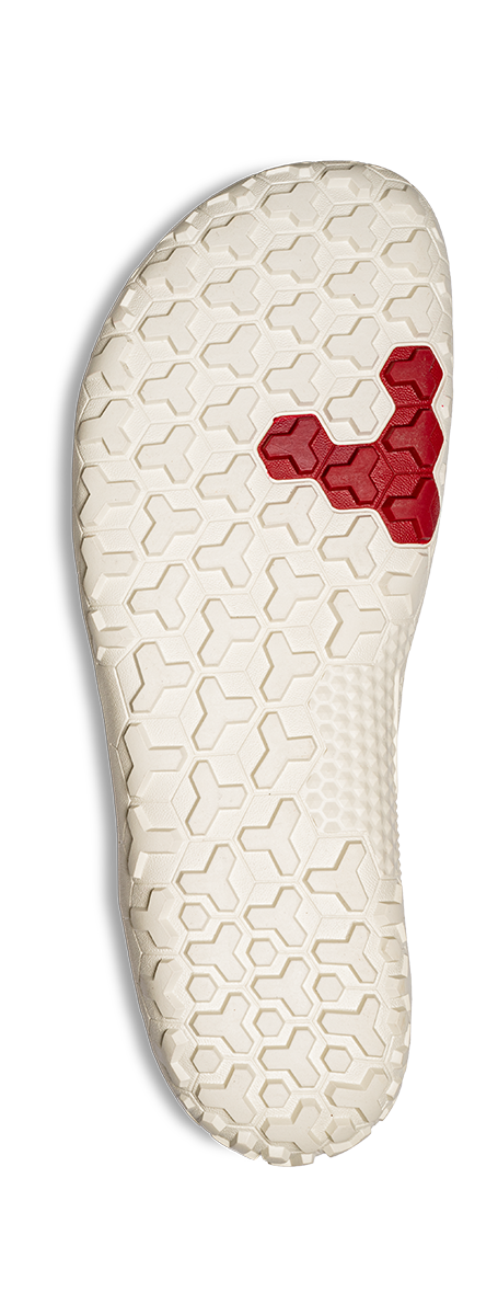 PRIMUS TRAIL KNIT FG MENS LIMESTONE RED RUMBA - Vivobarefoot