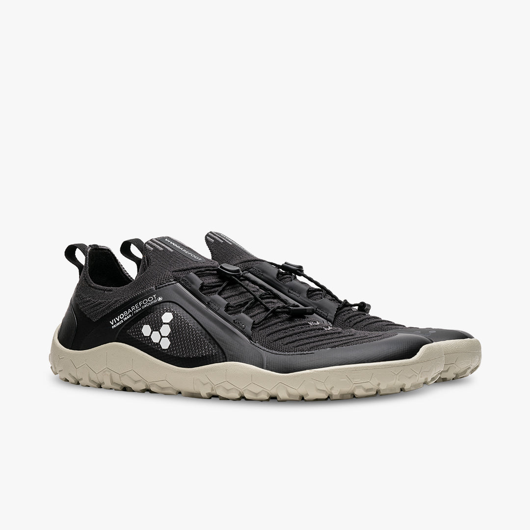 PRIMUS TRAIL KNIT FG MENS OBSIDIAN LIMESTONE - Vivobarefoot