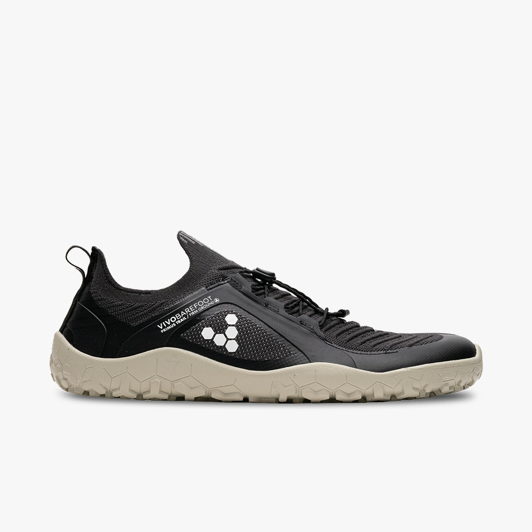 PRIMUS TRAIL KNIT FG MENS OBSIDIAN LIMESTONE - Vivobarefoot