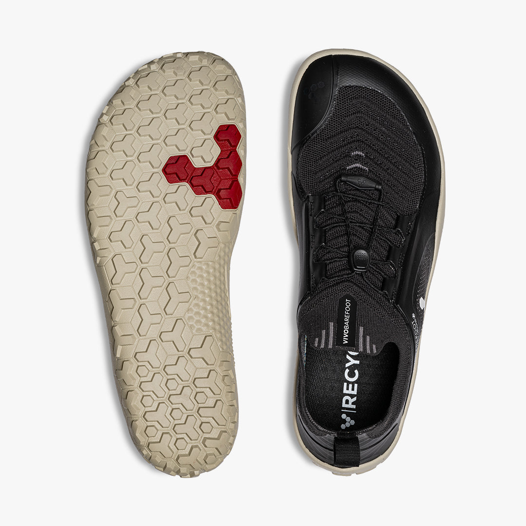 PRIMUS TRAIL KNIT FG MENS OBSIDIAN LIMESTONE - Vivobarefoot