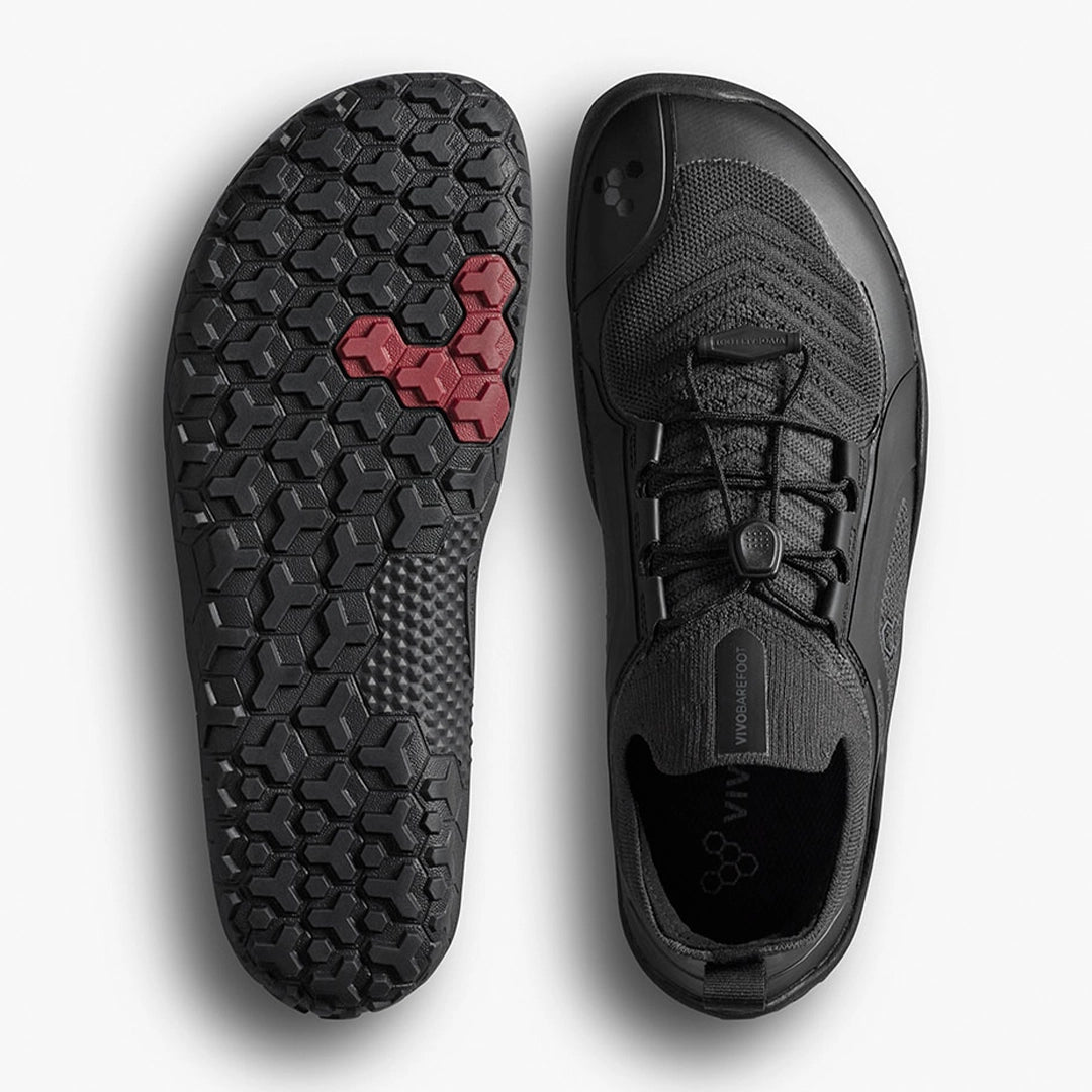 PRIMUS TRAIL KNIT FG MENS OBSIDIAN/ OBSIDIAN - Vivobarefoot