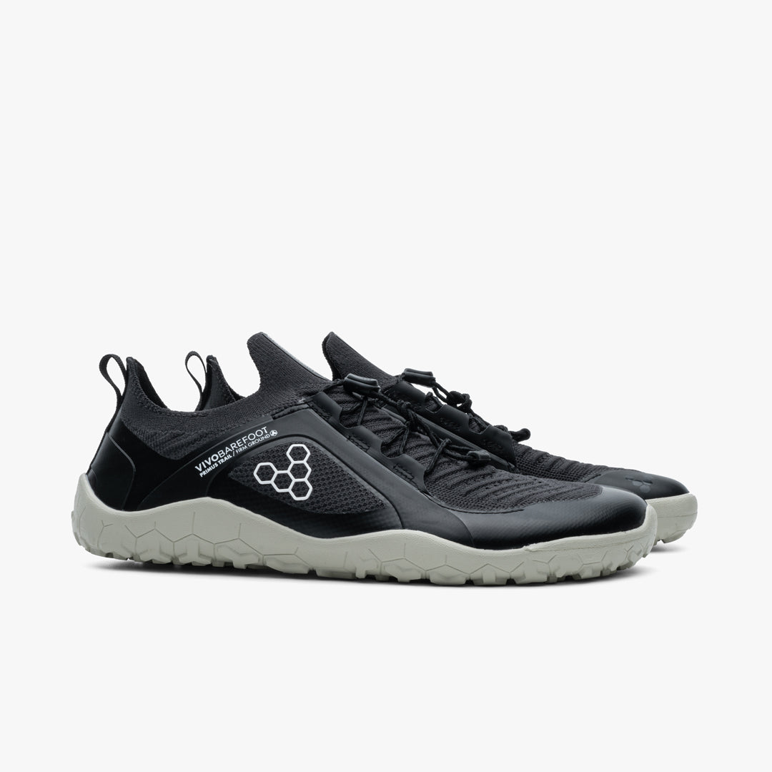 PRIMUS TRAIL KNIT FG MENS OBSIDIAN-PELICAN - Vivobarefoot
