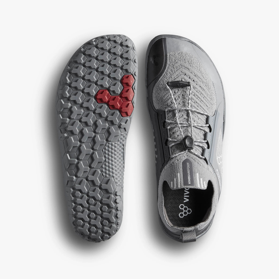 PRIMUS TRAIL KNIT FG MENS ULTIMATE-GREY - Vivobarefoot