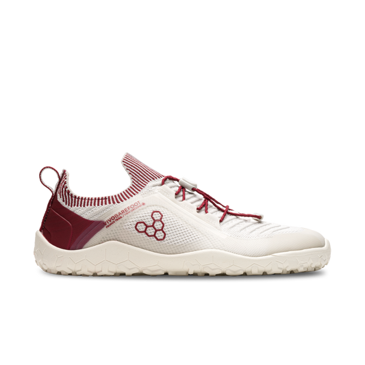 PRIMUS TRAIL KNIT FG WOMENS LIMESTONE RED RUMBA - Vivobarefoot
