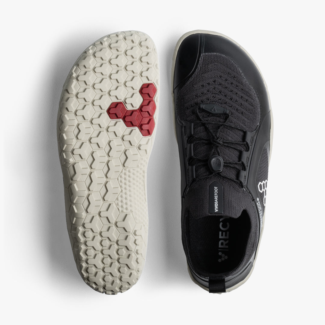 PRIMUS TRAIL KNIT FG WOMENS OBSIDIAN/PELICAN - Vivobarefoot
