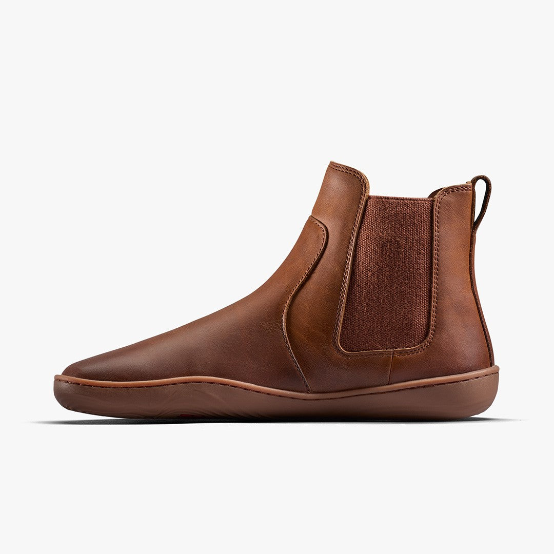 SENSUS CHELSEA MENS DARK TAN - Vivobarefoot