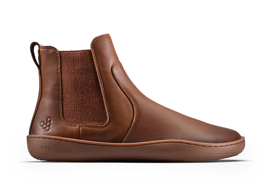SENSUS CHELSEA WOMENS DARK TAN - Vivobarefoot