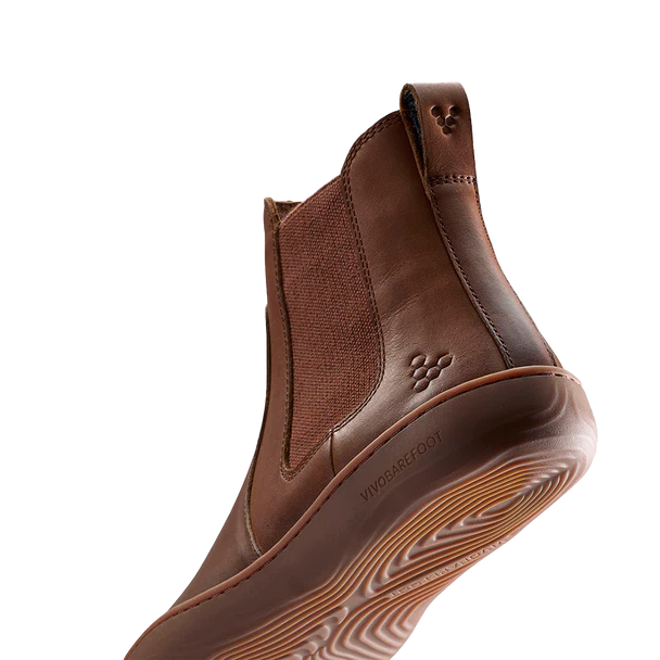 SENSUS CHELSEA WOMENS DARK TAN - Vivobarefoot