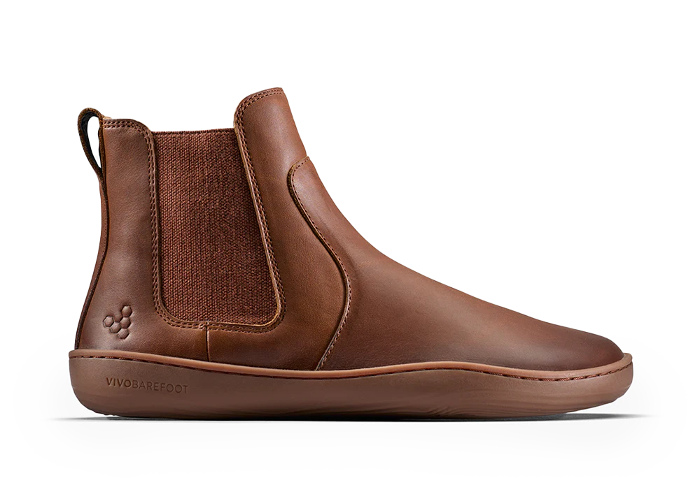 SENSUS CHELSEA WOMENS DARK TAN - Vivobarefoot
