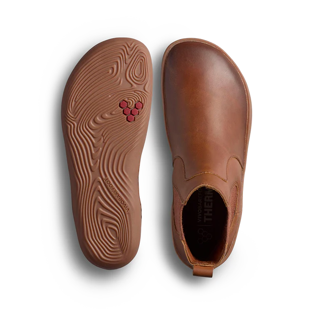 SENSUS CHELSEA WOMENS DARK TAN - Vivobarefoot