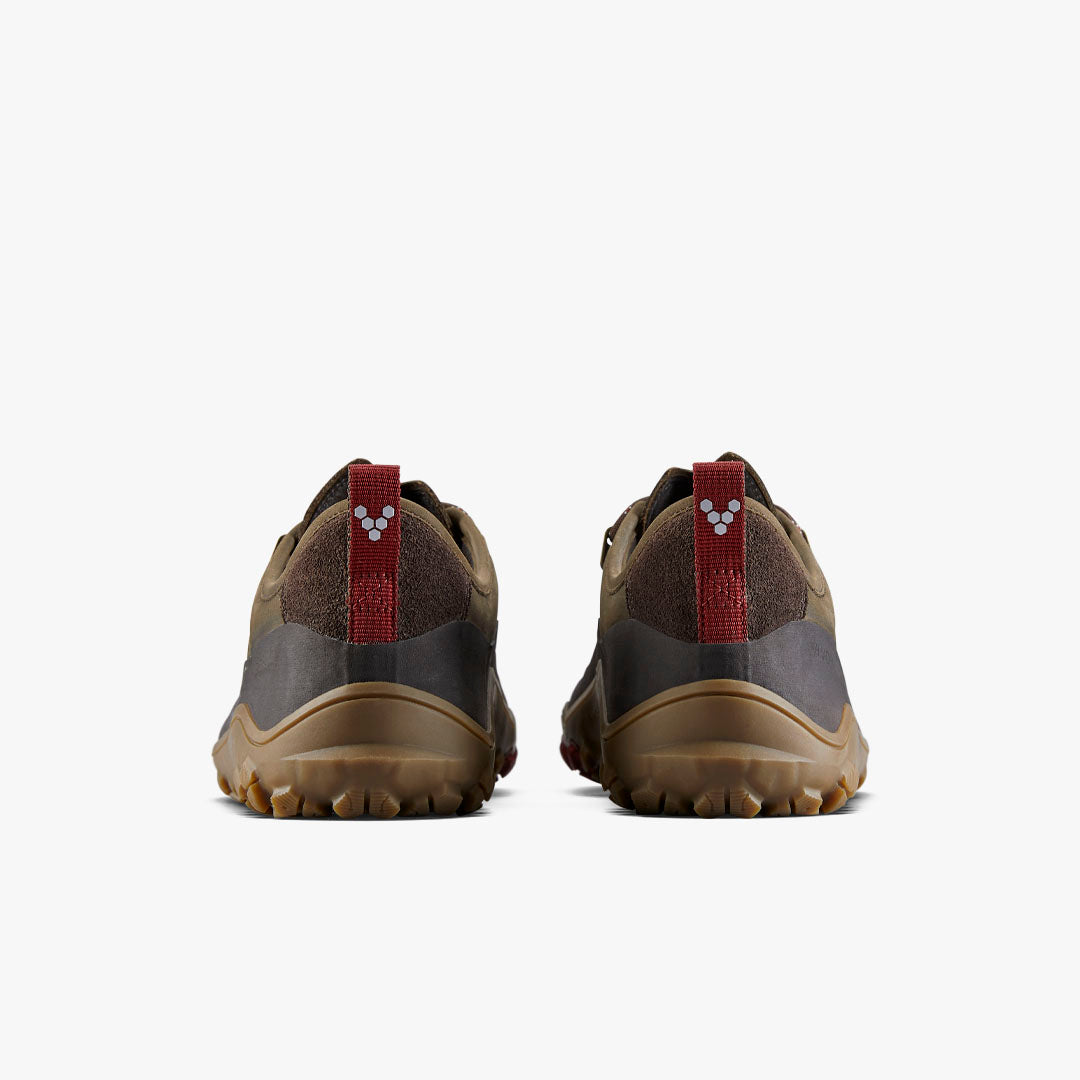 TRACKER LEATHER LOW MENS BRACKEN - Vivobarefoot