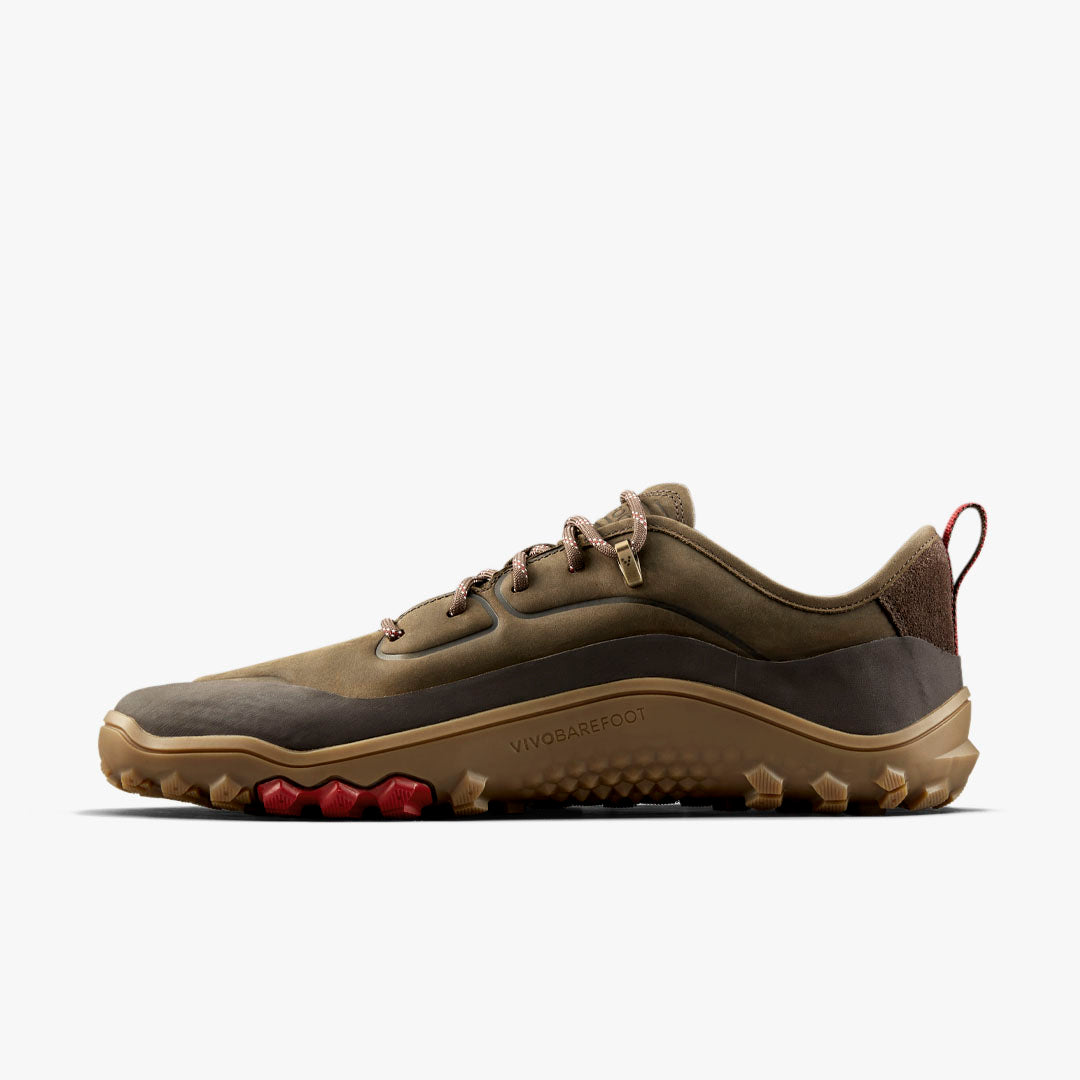 TRACKER LEATHER LOW MENS BRACKEN - Vivobarefoot