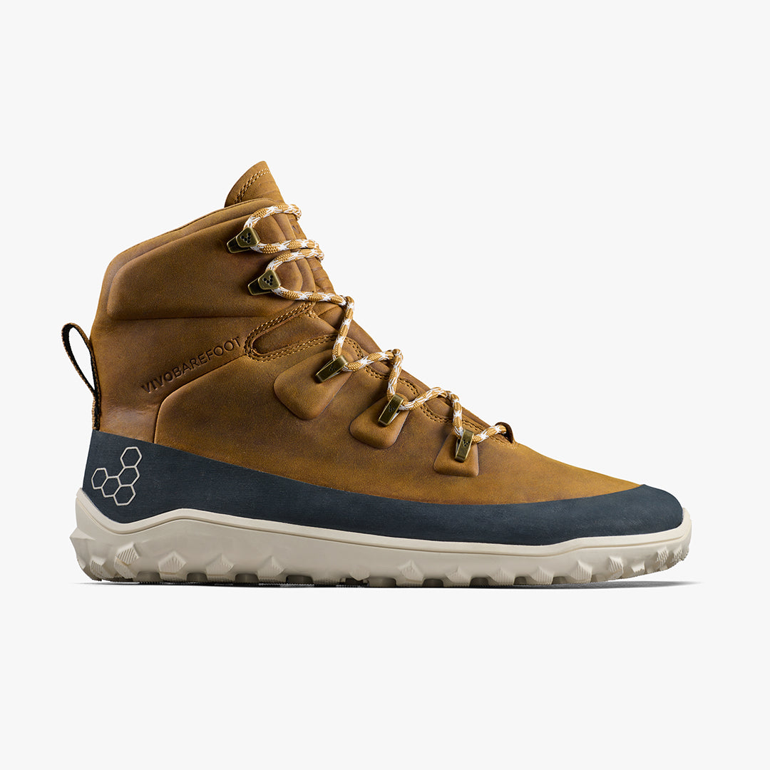 TRACKER LEATHER AT WOMENS ACORN - Vivobarefoot