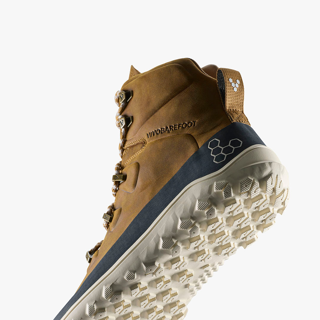 TRACKER LEATHER AT WOMENS ACORN - Vivobarefoot