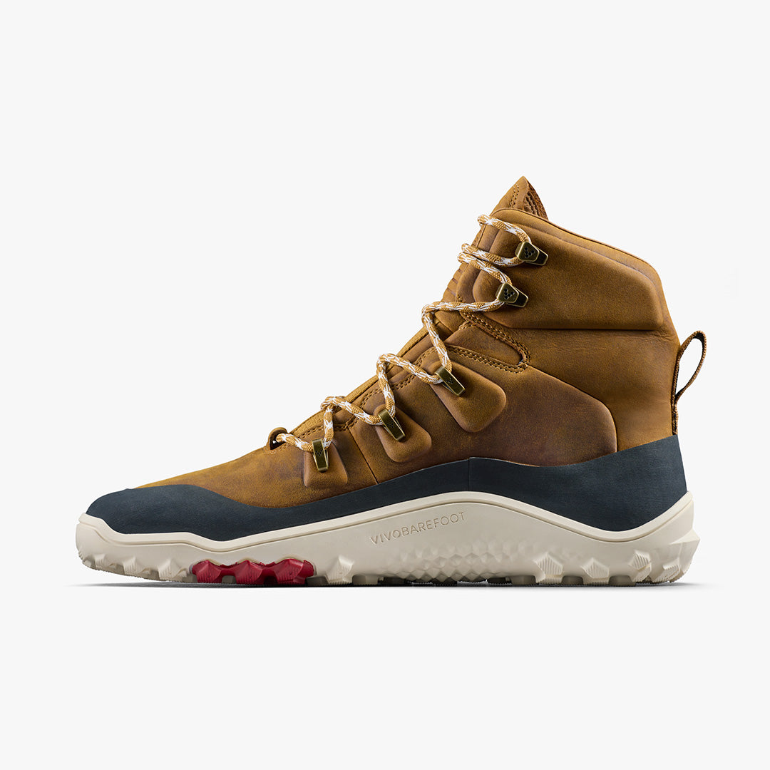 TRACKER LEATHER AT WOMENS ACORN - Vivobarefoot