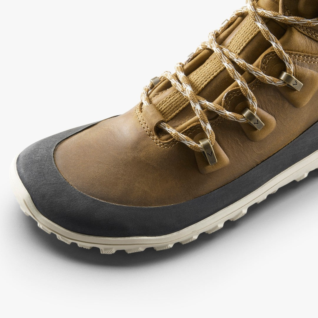 TRACKER LEATHER AT WOMENS TAN - Vivobarefoot