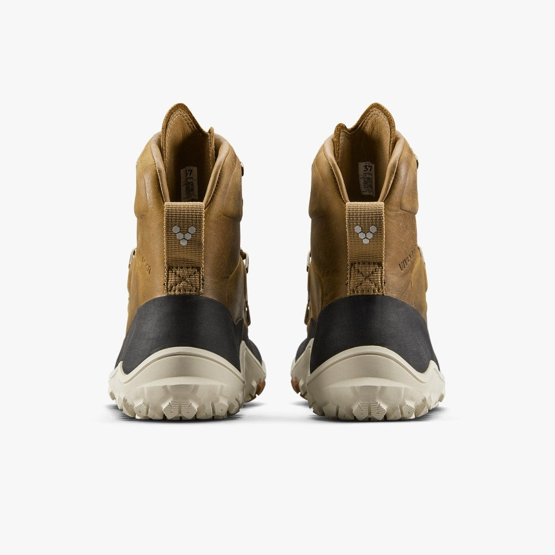 TRACKER LEATHER AT WOMENS TAN - Vivobarefoot