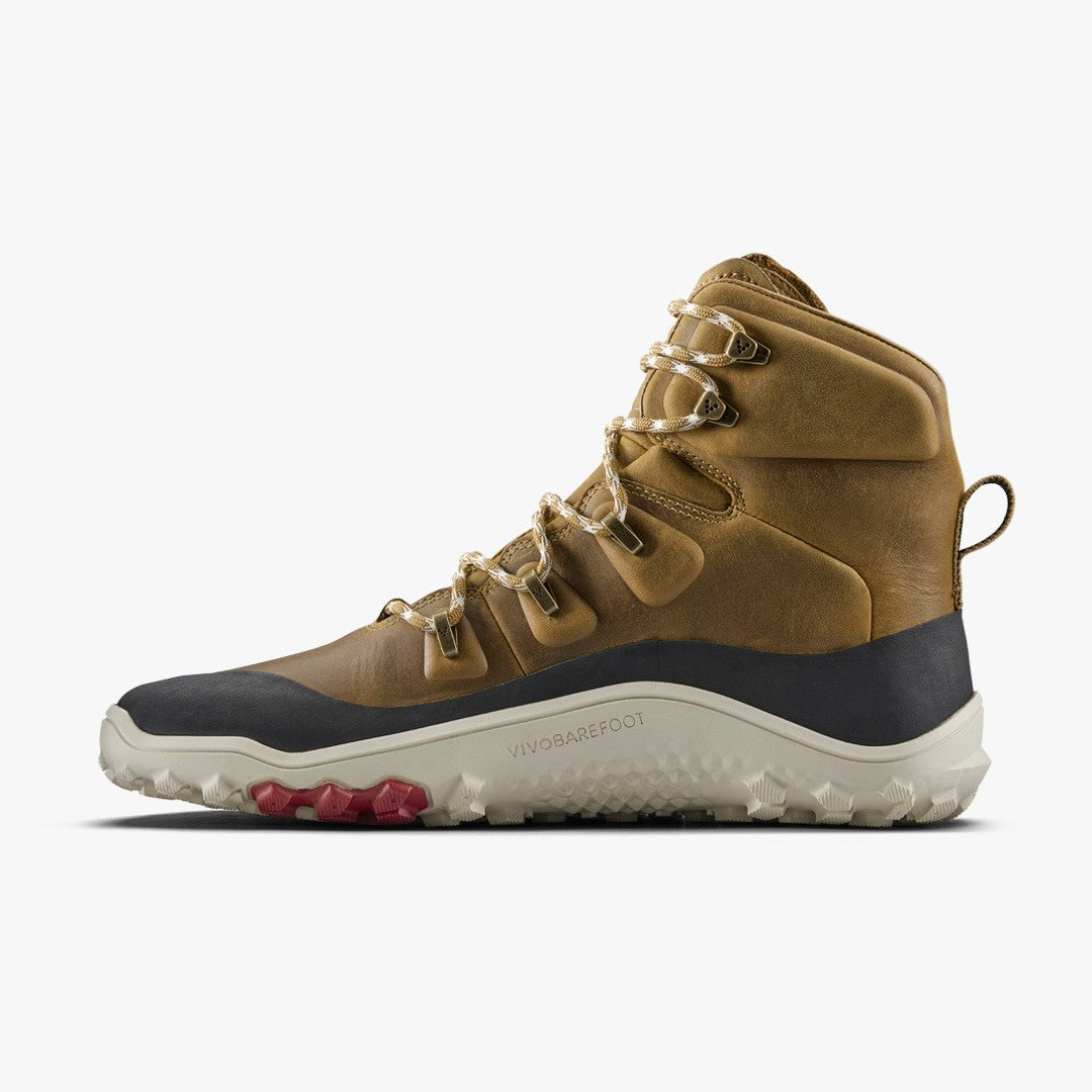 TRACKER LEATHER AT WOMENS TAN - Vivobarefoot