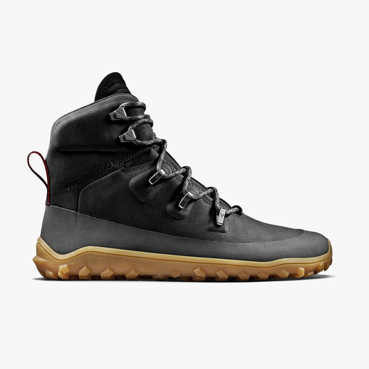 TRACKER LEATHER AT MENS OBSIDIAN - Vivobarefoot